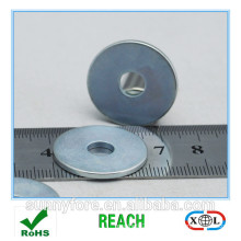 Zink-Beschichtung N40 Grade NdFeb Ringmagnet